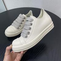 Zapatos de Marca RO, Zapatos Casuales de Diseñador para Hombre, de Cuero Genuino, con Cordones, de Caña Baja y Suela Gruesa, para Otoño