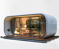 Cymdin Apple Cabin Capsule, maison préfabriquée en acier, design moderne et élégant, espace habitable compact, maison-conteneur, bureau, design chinois