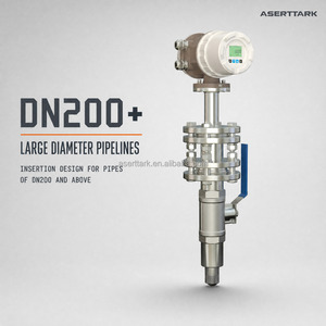 Débitmètre électromagnétique à insertion, débitmètre magnétique pour l'eau et les eaux usées, corps en acier inoxydable IP68 - Product Image 1