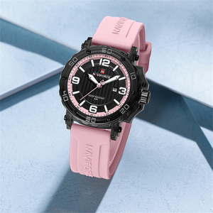 นาฬิกา <span class=keywords><strong>NAVIFORCE</strong></span> 7125 รุ่นใหม่ล่าสุด ขายส่ง นาฬิกาข้อมือ<span class=keywords><strong>ผู้หญิง</strong></span> หรูหรา กันน้ำ สายพลาสติกซิลิโคน พร้อมวันที่ - Product Image 6