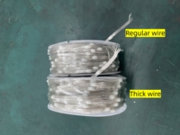 Lampu Hias KCX 5cm Spacing Clear Wire Seed Fairy String Lighting Tahan Air untuk Dekorasi Natal Pesta Pernikahan