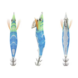 SKM Japanese <span class=keywords><strong>Egi</strong></span> Squid Jig 2,5 #3,0 #3,5 # Luminous Squid Shape Metal Jig con brillo de plástico para pesca Estado impreso - Product Image 5
