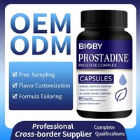 Bioby OEM Marque Privée Prostadine Complexe Prostatite Capsules pour Hommes Soutien Fonction Prostatite Contrôle Urinaire et Vessie 60 Comprimés