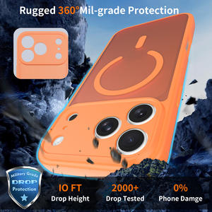 Coque de téléphone magnétique en TPU, toucher doux, protection intégrale, anti-traces de doigts, antichoc pour iPhone 17, 16, 15 Series - Product Image 5