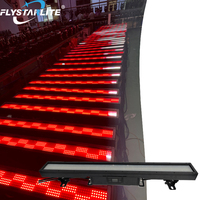IP65 Rgbw DMX RDM Étanche Longue Lumière Stroboscopique Électronique Effet De Gel Led Rondelle Murale Strobe Disco Bar Lumière