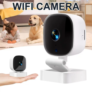 Caméra WiFi <span class=keywords><strong>K7</strong></span> pour la maison, surveillance intérieure des animaux domestiques et des bébés avec vision nocturne, alerte de mouvement, caméra de sécurité CCTV - Product Image 1