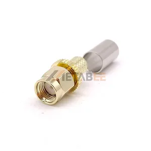 SMA Male Connector Straight Crimp for 4D-FB LMR240 Wiring