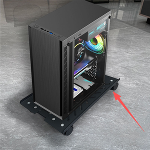 Không gian văn phòng di chuyển máy tính để bàn trường hợp <span class=keywords><strong>Rack</strong></span> với bánh xe ròng rọc - Product Image 6