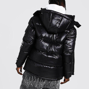 Vestes et manteaux <span class=keywords><strong>pour</strong></span> hommes, vestes matelassées noires de haute qualité, logo personnalisé, manteau <span class=keywords><strong>en</strong></span> duvet <span class=keywords><strong>pour</strong></span> hommes - Product Image 4