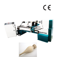 Tour à bois CNC Mustang MT1530, 10 ans de garantie, portée de 300 mm, moteur 4 kW, contrôle automatique avancé, logiciel AutoCAD, certifié CE
