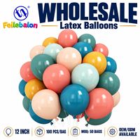 Ballons en latex vert forêt en gros, 12 pouces, 50 unités, CE/EN71/BSCI/CPC OEM/ODM - Emballage brillant en vrac pour fournitures de fête