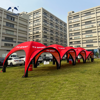10x10 Offre Spéciale Système pneumatique hermétique de qualité supérieure Promotion Dôme Gazebo Tente Arche extérieure Événement Sport Chapiteau Auvent Tente