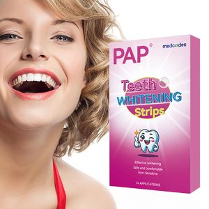Bandes blanchissantes pour les dents personnalisées de qualité supérieure, 7 traitements, PAP, marque privée, bande blanchissante dentaire - Product Image 4