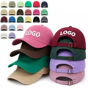 Casquettes de baseball non structurées 6 panneaux 100 % coton personnalisables, souples et vierges pour broderie, sports de plein air et usage décontracté – Vente en gros - Product Image 1