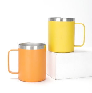 Nueva <span class=keywords><strong>taza</strong></span> de café aislada de acero inoxidable de doble pared de 12 oz y 14 oz <span class=keywords><strong>con</strong></span> asa de tapas Color en stock <span class=keywords><strong>Precio</strong></span> barato - Product Image 6