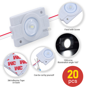 Module LED 12V 1.2W 225LM 7000K Blanc 2835 Injection pour enseignes et lettres lumineuses - Product Image 3