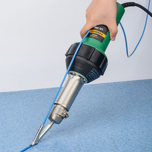 เครื่องเชื่อมพลาสติกไฟฟ้า 1600W พร้อมหัวเป่าลมร้อน สำหรับเชื่อม PP PE PVC HDPE หลังคา พื้น แผ่นเมมเบรน พร้อมชุดอุปกรณ์เสริมต่างๆ - Product Image 2