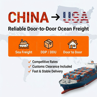 Agent d'expédition maritime porte-à-porte Chine-USA DDP LCL+Express, transitaire maritime, agent logistique sans tracas