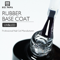 Couche de base en caoutchouc 2 en 1 de haute qualité avec 3 couleurs Hema Free UV Gel Polish Extend Nails Personnalisable pour les salons de beauté à usage professionnel