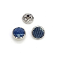 Boutons-pression en alliage de zinc à quatre parties de 12 mm pour chemises Abaya Thobe pour hommes, avec motif personnalisé, décoration vernie lavable