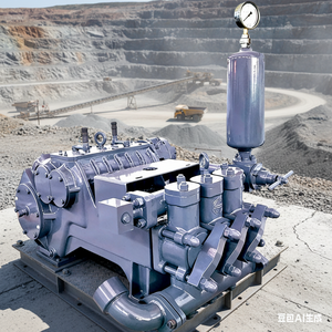 משאבת בוץ CITC BW 950/10 מנוע הידראולי טריפלקס עם אחריות נוספת של 5 שנים, ממקור חונאן, עבור מכונת קידוח ללא תעלות של <span class=keywords><strong>XCMG</strong></span> - Product Image 4