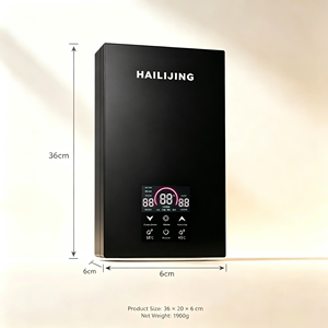 <span class=keywords><strong>Chauffe</strong></span>-<span class=keywords><strong>eau</strong></span> instantané sans réservoir HAILIJING 5500W avec écran tactile, classe IPX4, <span class=keywords><strong>chauffe</strong></span>-<span class=keywords><strong>eau</strong></span> mural pour salle de bain, maison <span class=keywords><strong>d</strong></span>'hôtes, OEM - Product Image 6