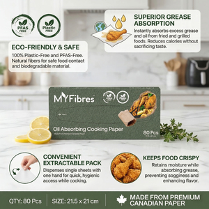 <b>Kitchen</b> Disposable Oil Absorbing Cooking <b>Paper</b> Interfolded 21cmx21cm 50pcs Food Grade Tempura <b>Paper</b> - Product Image 2