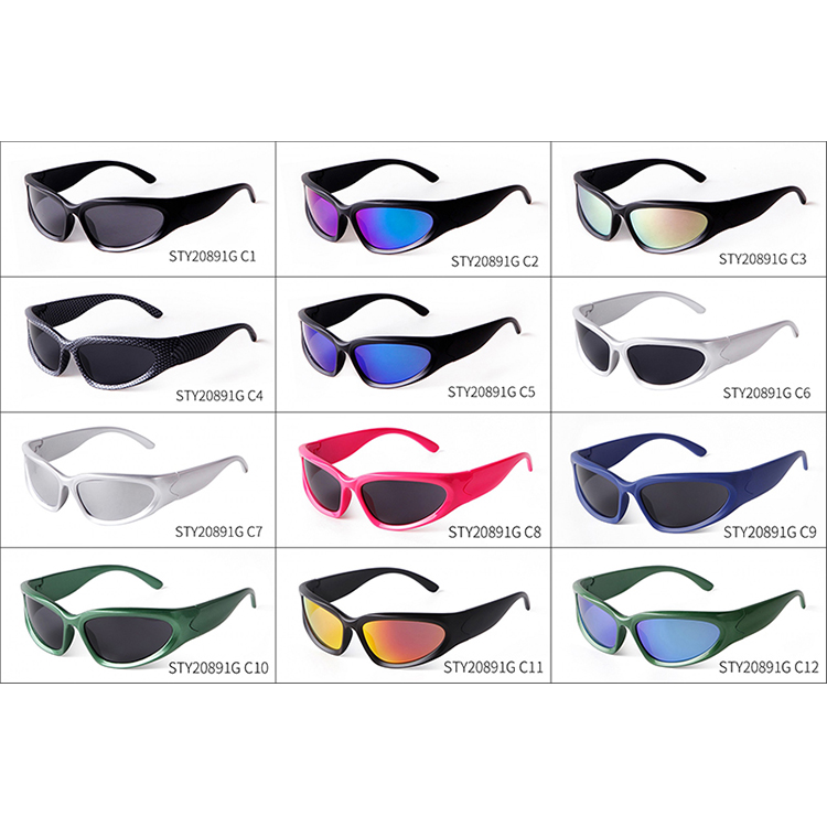 Y2K Sunglasses - STY20891G Custom Logo Fashion Sport Eyewear