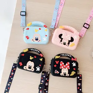 Nouveau Style mignon sac à main fourre-tout simple épaule dessin animé Silicone Animal sac Portable antivol grande capacité en gros jouet poupée