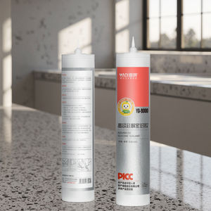 Muestra gratis de sellador de silicona GP transparente y duradero para adhesivos de construcción de baños y cocinas - Product Image 4