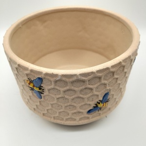 Nouveau design nid d'abeille décoratif en céramique <span class=keywords><strong>jardin</strong></span> pot de fleur résine terre cuite jardinière pots pour la décoration intérieure - Product Image 3