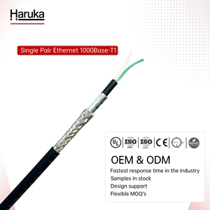 SPE Single Pair <span class=keywords><strong>Ethernet</strong></span> <span class=keywords><strong>10</strong></span> Base-T1 2X23AWG/1 Câbles de communication à conducteur en cuivre nu - Product Image 2