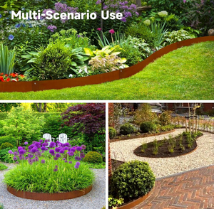 Corten Steel Lawn Metal Landscape Edging Corten Steel <b>Edge</b> Decorative Corten Steel <b>Edge</b> - Product Image 4