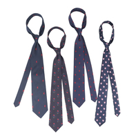 Cravates pour hommes à marque privée, en polyester, à motifs animaliers, flocons de neige, floraux, monogrammes, Noël, équipes sportives, cadeaux, bon marché