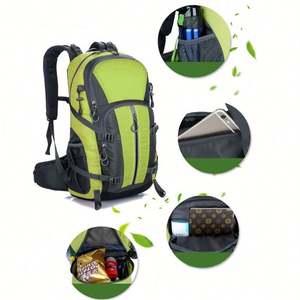 Multifunctional Factory Wholesale Waterproof Polyester Outdoor Sport Lightweight Foldable External Frame Backpack 36-57L Camping - Product Image 5