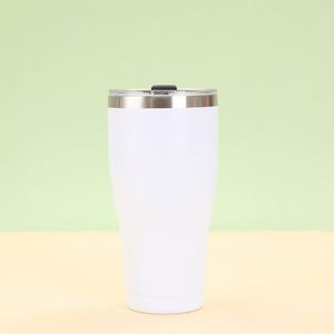 20oz Curve Tumbler Powder Coated Gradient Stainless Steel <b>Double</b> <b>Wall</b> Vacuum Insulated Mug with 2in1 Lid - Product Image 1