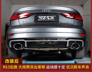Difusor <span class=keywords><strong>de</strong></span> parachoques trasero Catback <span class=keywords><strong>de</strong></span> <span class=keywords><strong>escape</strong></span> con tubos <span class=keywords><strong>de</strong></span> <span class=keywords><strong>escape</strong></span> <span class=keywords><strong>de</strong></span> rendimiento Puntas <span class=keywords><strong>de</strong></span> silenciador <span class=keywords><strong>de</strong></span> <span class=keywords><strong>escape</strong></span> <span class=keywords><strong>para</strong></span> Audi A3 S3 Accesorio <span class=keywords><strong>de</strong></span> coche - Product Image 3