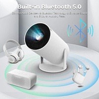 Proyector de Tiro Corto HY300 Pro, Portátil, Mini, con Sistema Android 14, WiFi 5G, HD 720P, para Cine en Casa, de Fábrica OEM