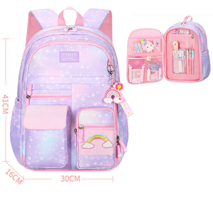 Personnalisé mignon <span class=keywords><strong>nice</strong></span> designer rose robuste point école toile épaule livre sac pour enfants adolescents étudiant - Product Image 2