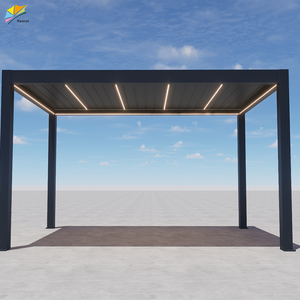 Pergolas Bioclimatiques Électriques <span class=keywords><strong>6x3</strong></span> m Bases pour Pergola en Lames d'Aluminium - Product Image 4