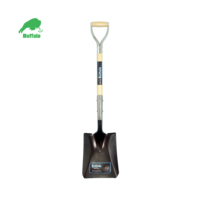 Pala di trasferimento pesante con manico in legno con impugnatura a punto quadrato di bufalo TAB770Y