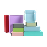 Caja de Cartón Corrugado Personalizada al por Mayor en Colores Rosa, Verde, Rojo y Negro con Logotipo Personalizado, Caja de Regalo Biodegradable para Joyería y Relojes