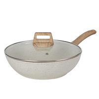 Set Peralatan Masak Panci dan Wajan Anti Lengket 13 pcs Warna Putih dengan Dasar Induksi
