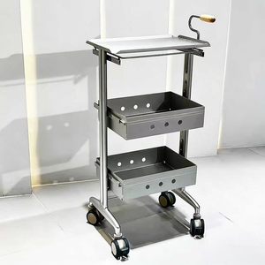 <b>Tool</b> Cabinet Hair Products Hot Dyeing Area <b>Trolley</b> Hair Salon Dedicated Cabinet Stainless Steel Storage Cabinet - Product Image 4
