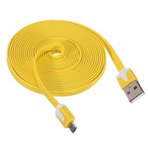 3ft <span class=keywords><strong>Micro</strong></span>-<span class=keywords><strong>USB</strong></span> phẳng Thiết kế nhanh chóng sạc Android dữ liệu tự động <span class=keywords><strong>Sync</strong></span> <span class=keywords><strong>Cable</strong></span> với tinh khiết dây dẫn đồng cho điện thoại di động và tai nghe - Product Image 3