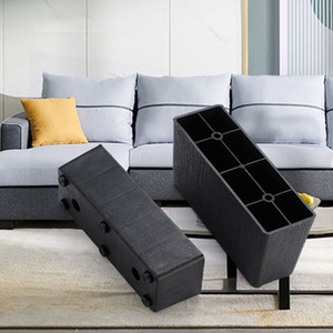 5 Inch Sofa Feet Plastic Feet L-Shaped Black Couch <strong>Legs</strong> with Screws <strong>Chair</strong> Sofa Couch Feet <strong>Replacement</strong> Furniture <strong>Legs</strong> - Product Image 4