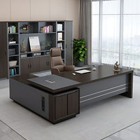 Vente chaude Nouveau Design Directeur exécutif Bureau moderne en forme de L Bureau d'ordinateur