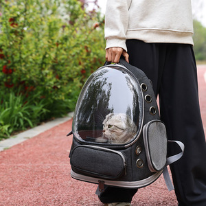 Transportín Transparente Portátil para Gatos, Transpirable, para Uso en Exteriores, Bolsa de Viaje de Gran Capacidad - Product Image 4