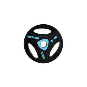 Dayanıklı 1.25-25kg dökme demir TPU poliüretan halter plakaları vücut geliştirme ağırlık kaldırma tampon için spor ekipmanları - Product Image 6