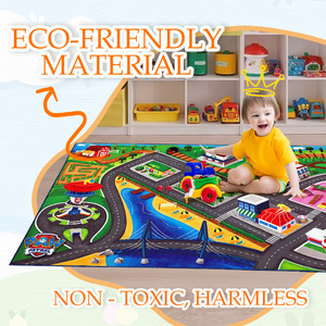 Alfombra <span class=keywords><strong>para</strong></span> niños, alfombra <span class=keywords><strong>para</strong></span> coche, alfombra antideslizante <span class=keywords><strong>para</strong></span> juegos de bebés <span class=keywords><strong>para</strong></span> habitación de niños, vida urbana, <span class=keywords><strong>camino</strong></span> educativo <span class=keywords><strong>para</strong></span> el aula - Product Image 2